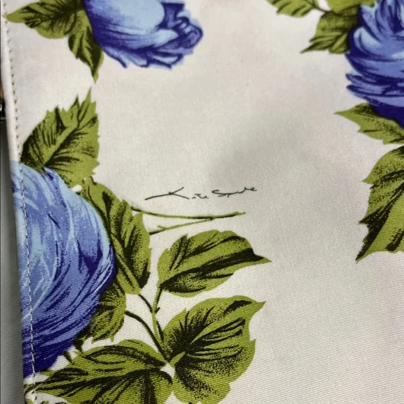 Kate Spade 1999 Vintage Blue Rose handbag - Picture 6 of 11